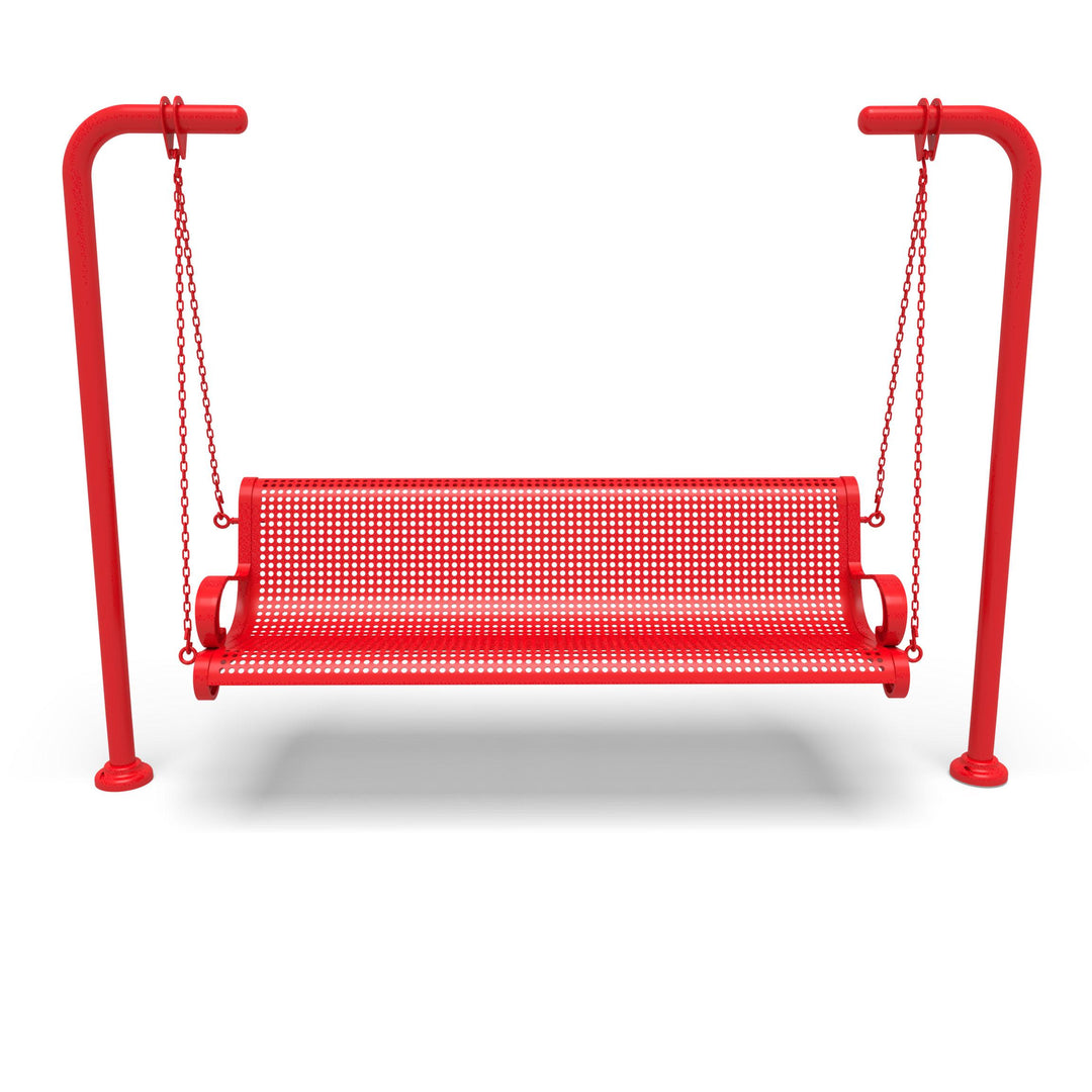 Inground Estate Perforated Swing Bench