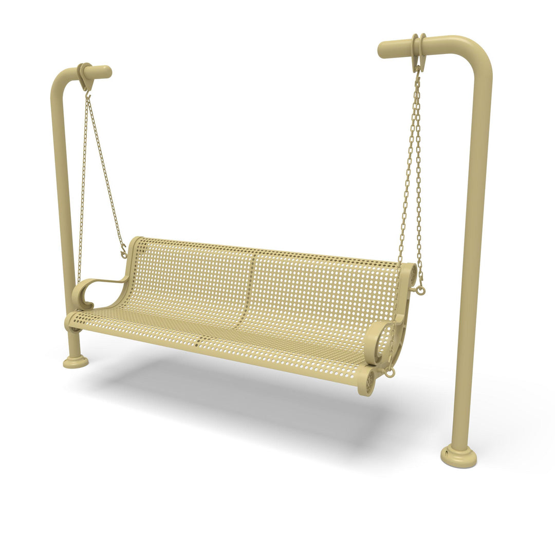 Inground Estate Perforated Swing Bench