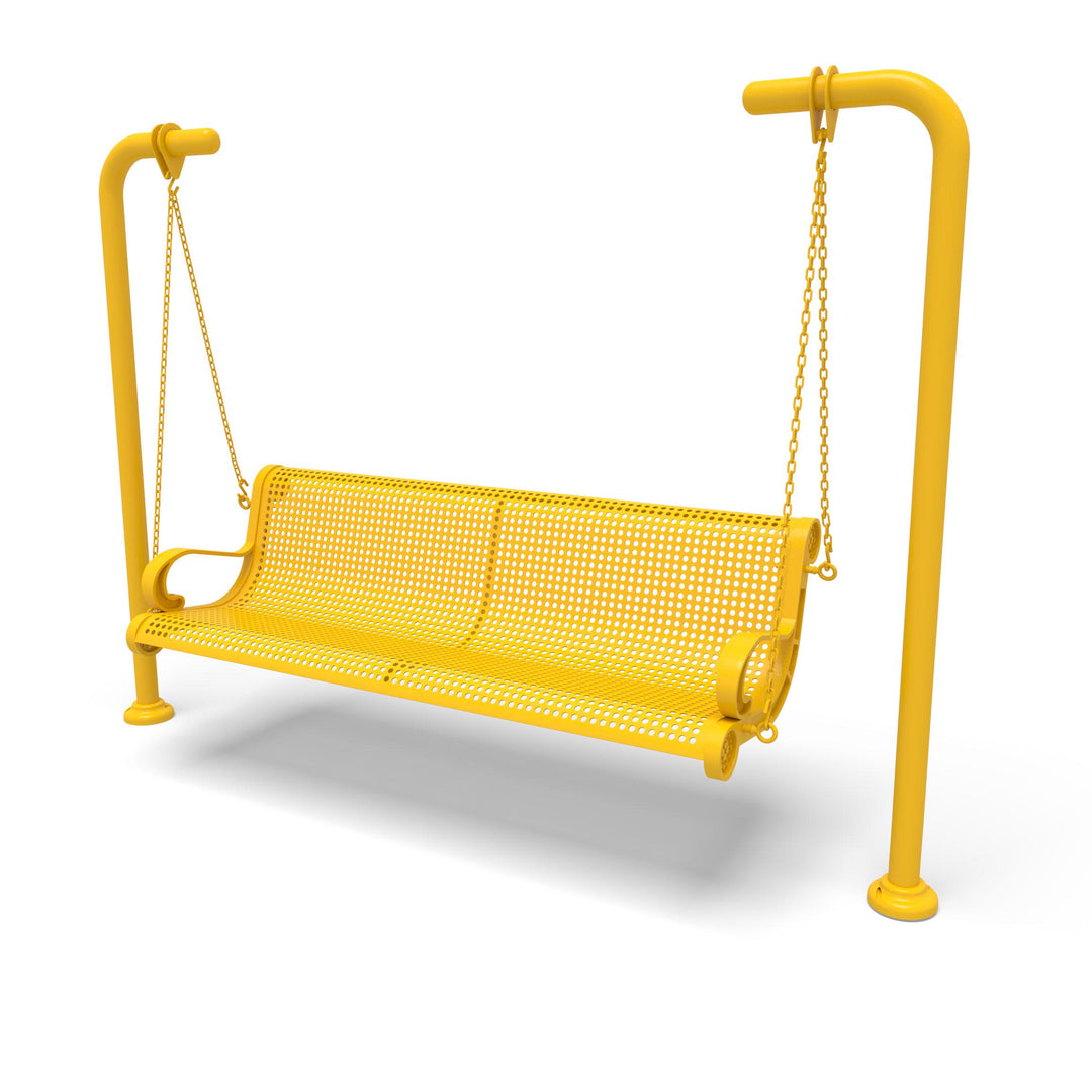 Inground Estate Perforated Swing Bench