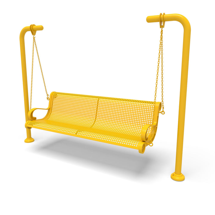 Inground Estate Perforated Swing Bench