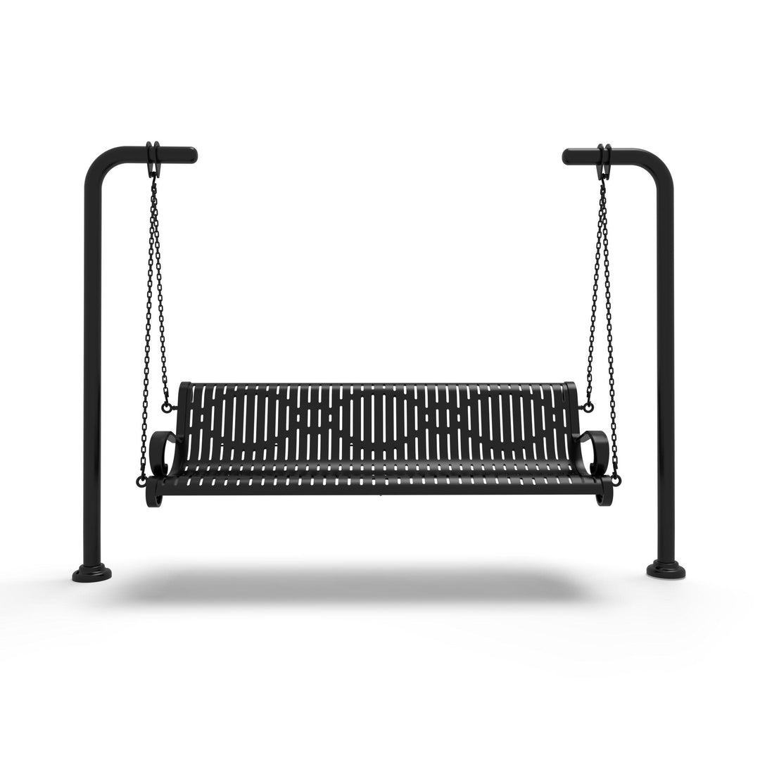 Inground Estate Ribbed Swing Bench