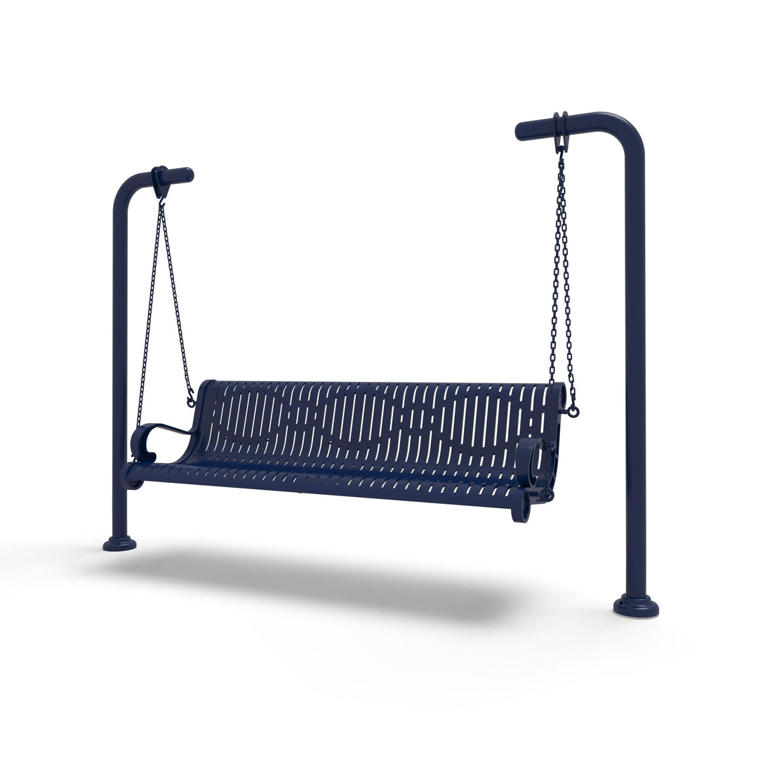 Inground Estate Ribbed Swing Bench
