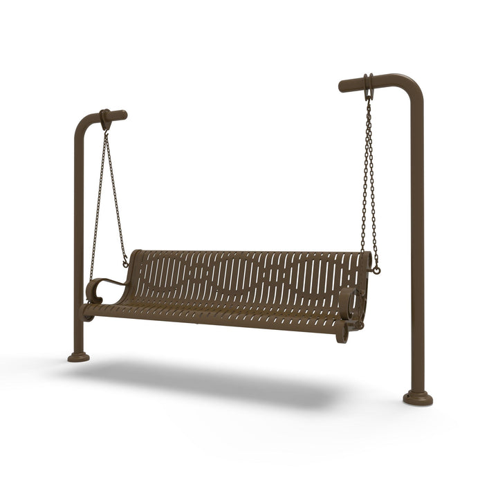 Inground Estate Ribbed Swing Bench