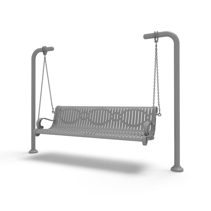 Inground Estate Ribbed Swing Bench
