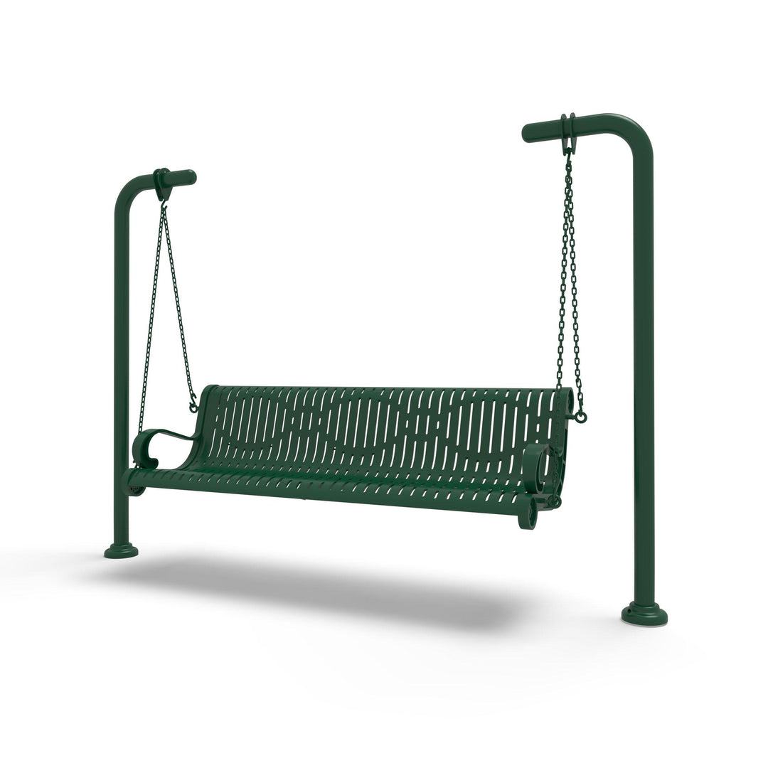 Inground Estate Ribbed Swing Bench