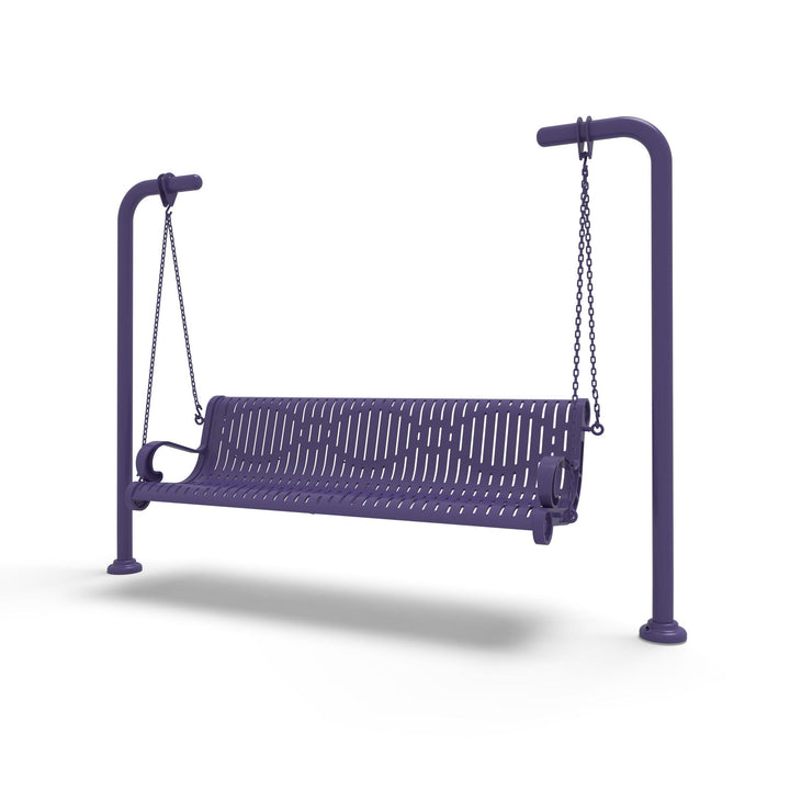 Inground Estate Ribbed Swing Bench