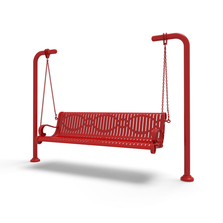 Inground Estate Ribbed Swing Bench