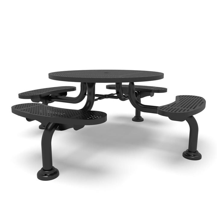 Spyder Round Perforated Picnic Table