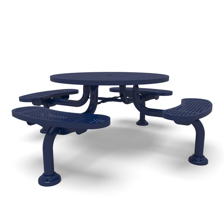 Spyder Round Perforated Picnic Table