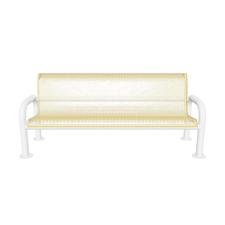 Contemporary Diamond Outdoor Bench