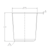 LR210N - 22 Gallon Liner CAD Drawing