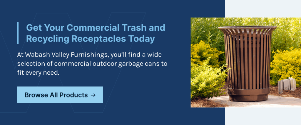 Trash Receptacles | Durable & Stylish | Wabash Valley